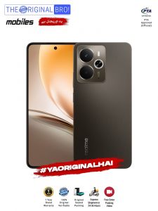Realme 14 5G - 12GB RAM - 512GB Storage - PTA Approved - 12 Months Warranty - Brown - The Original Bro Mobiles - TOB51
